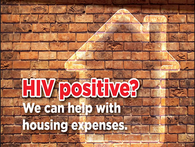 HIV Positive? We can help with housing expenses