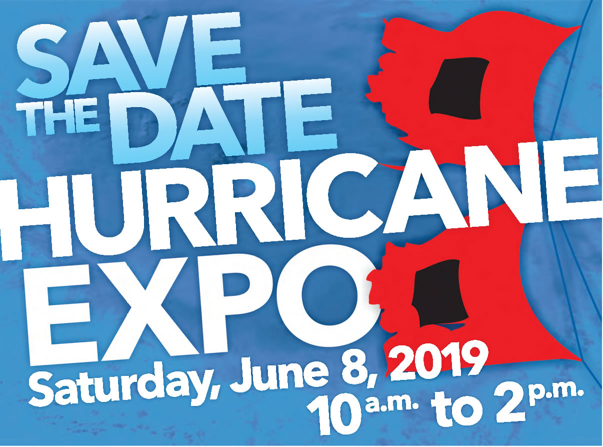 Save the Date Hurricane Expo Saturday June 8th 2019 at 10 am to 2 pm