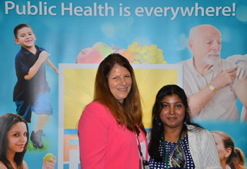 Jyothi Praveen and Patricia Boswell