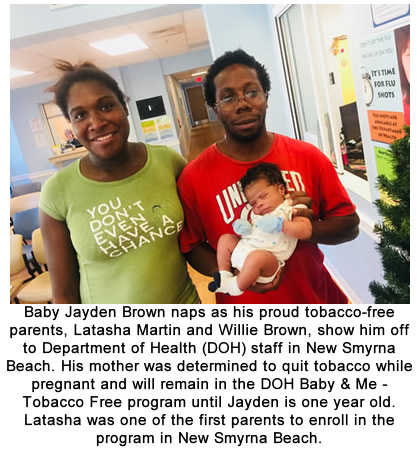 Baby J Brown Tobacco Free Baby