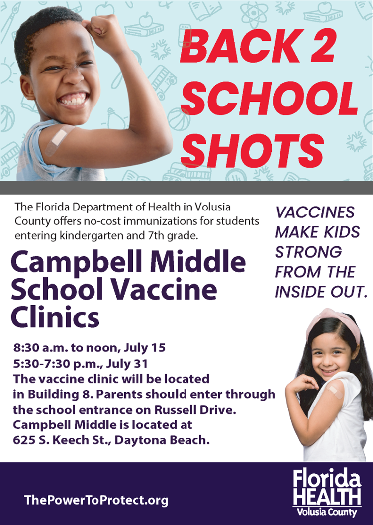 Campbell Middle School Vaccine Clinics