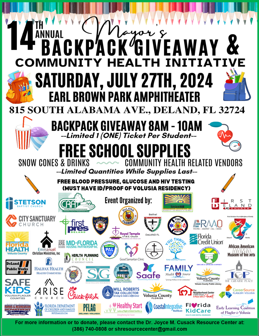 14th Annual Backpack Giveaway