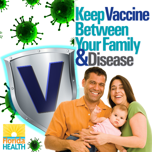 Keep vaccine between your family and disease