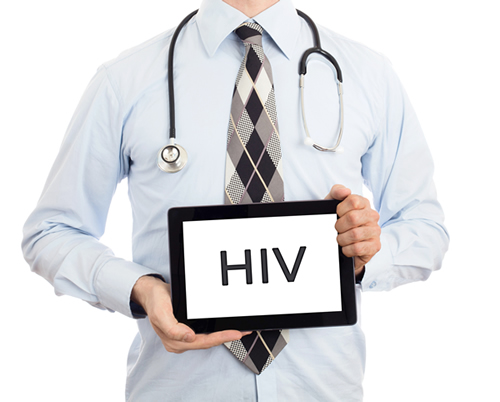 Doc. holds HIV Sign