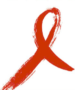 HIV AIDS Ribbon