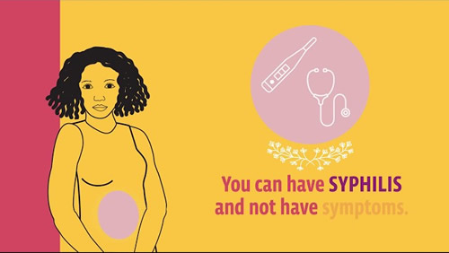 you can have  SYPHILIS  and not have symptoms