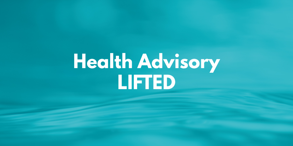 health advisory lifted graphic
