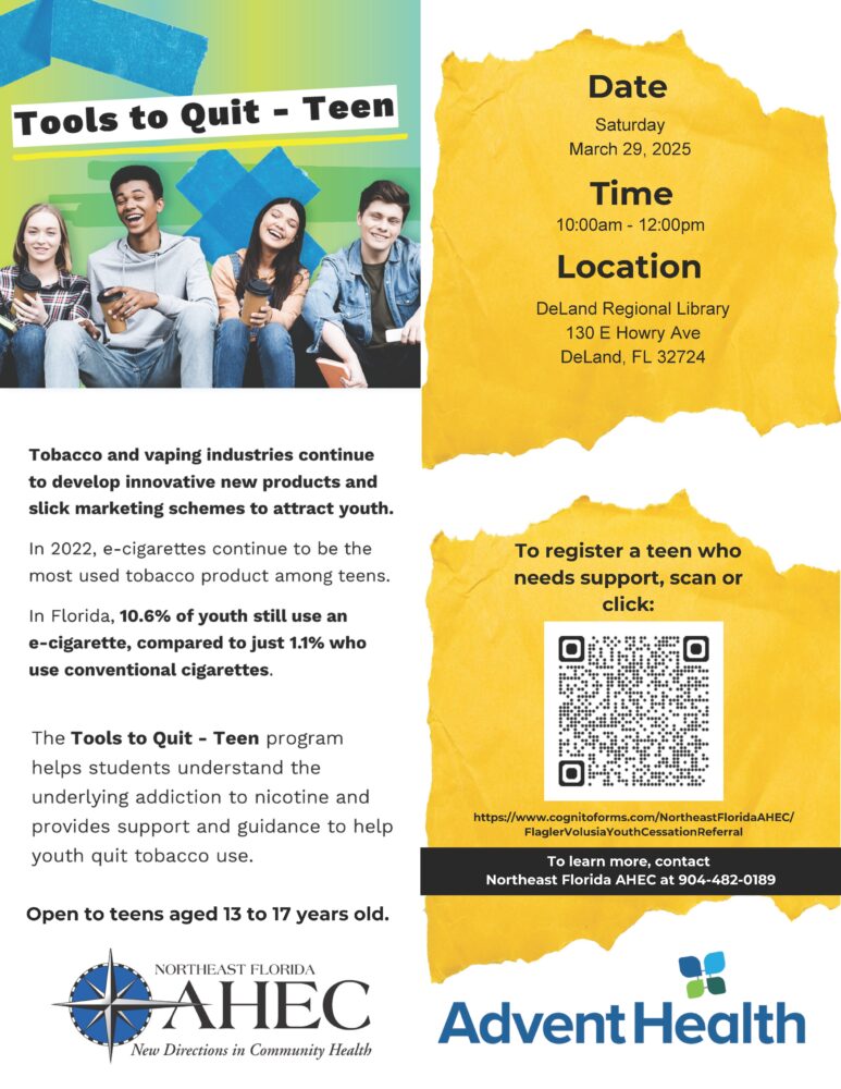 Tools to Quit - Teen flyer