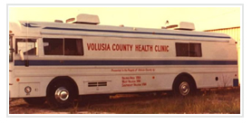 Volusia county health clinic bus