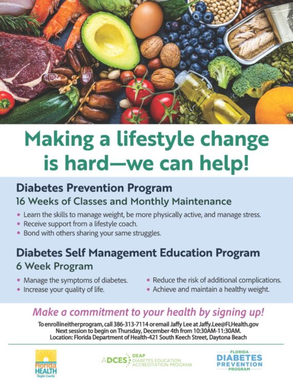 Diabetes Prevention and Education Flyer